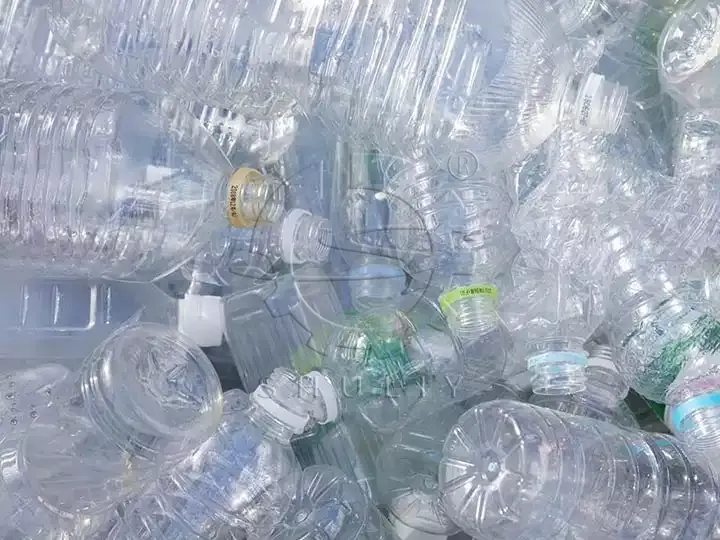 PET bottles without labels