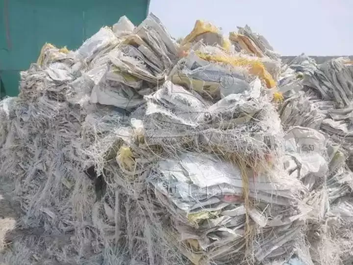 recyclage de sacs tissés