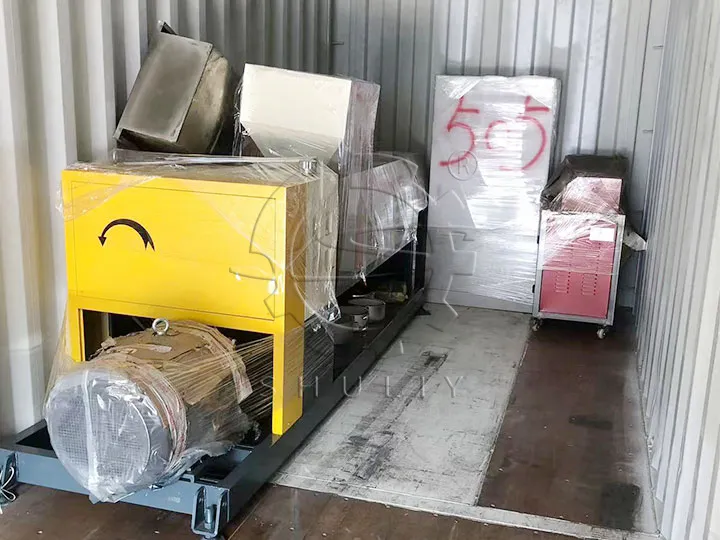 Équipement de granulation de plastique vers la Côte d'Ivoire