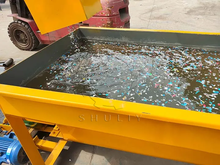 シンクフロートのプラスチック分離